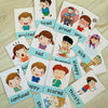 14 pcs Kids Learning Emotions Cognitive Flash Cards