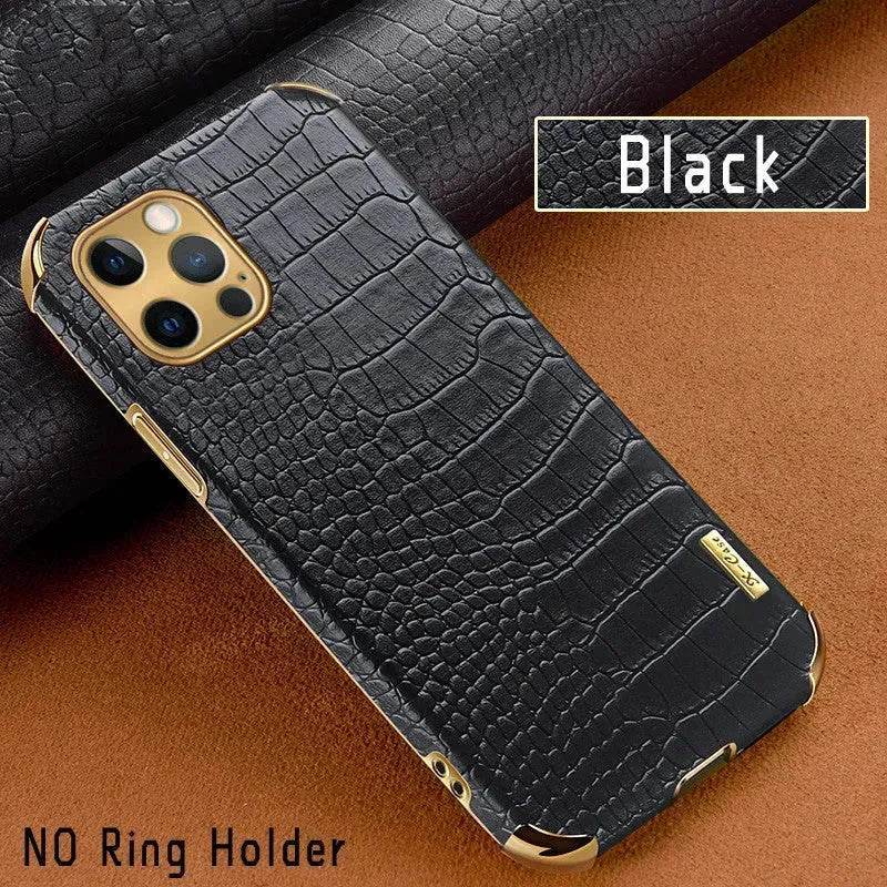 Crocodile skin Leather iphone case Apple Phone Protective Case