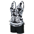 Plus Size Women's Bikini Set | Printed Boxer Bottoms Swimwear Canada