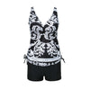 Plus Size Women's Bikini Set | Printed Boxer Bottoms Swimwear Canada