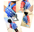 Kids Anti-Lost Kindergarten Backpack – Breathable Canvas Schoolbag (Pink, Blue, Yellow, Green, Navy)