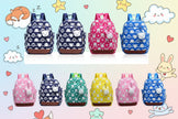 Kids Anti-Lost Kindergarten Backpack – Breathable Canvas Schoolbag (Pink, Blue, Yellow, Green, Navy)