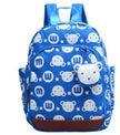 Kids Anti-Lost Kindergarten Backpack – Breathable Canvas Schoolbag (Pink, Blue, Yellow, Green, Navy)