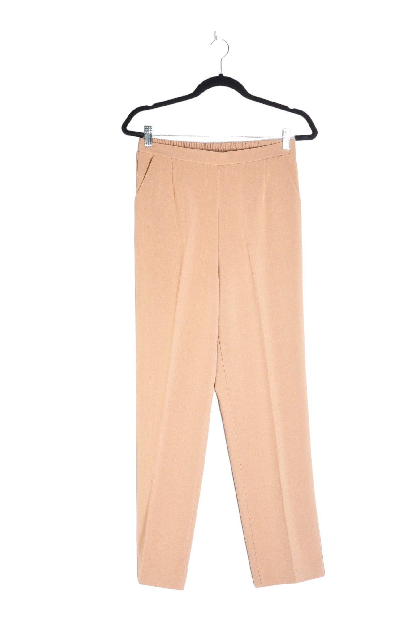 UNBRANDED Women Work Pants Regular fit in Beige - S