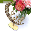Muslim Eid Al-Fitr Decoration Craft Gifts Eid Mubarak Ramadan Wooden Ornaments