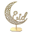 Muslim Eid Al-Fitr Decoration Craft Gifts Eid Mubarak Ramadan Wooden Ornaments
