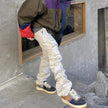 Mijko Unisex Multi-Pocket Cargo Trousers — High Street Drawstring Casual Pants (Autumn/Winter)