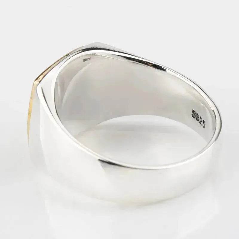 European And American Simple Gold Brushed Men'S Ring Middle East Foreign Trade Fashion Men'S Ring Jewelry