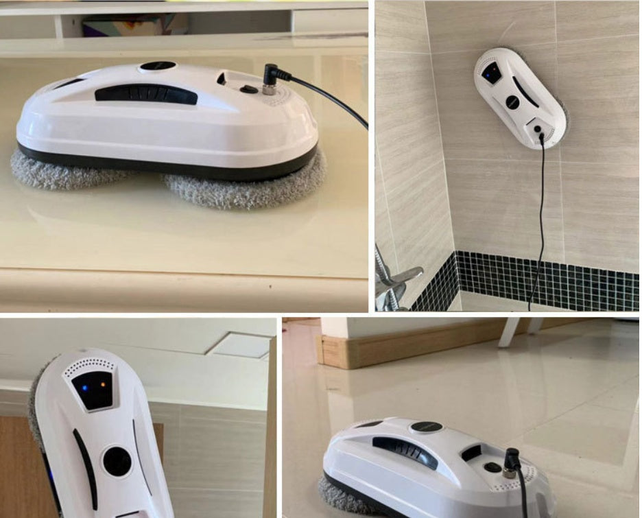 Electric Window Cleaning Robot with Remote Control – Auto Spray & 3 Cleaning Modes