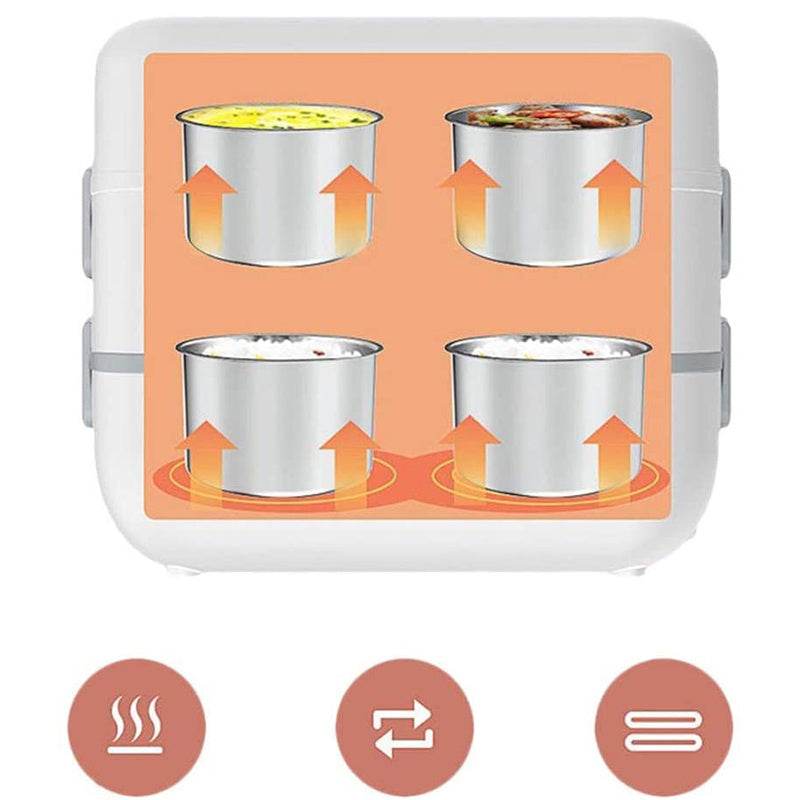 Portable Electric Lunch Box Self Heating Food warmer