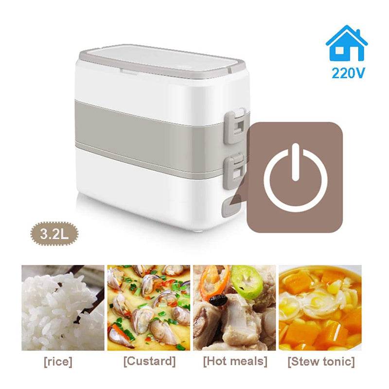 Portable Electric Lunch Box Self Heating Food warmer