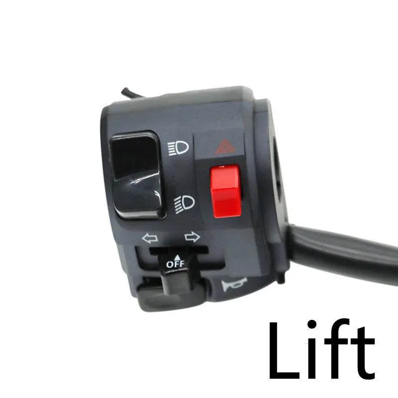 Motorcycle Horn Button Switch Motorbike Turn Signal Electric Fog Lamp Light Start Handlebar Controller Switches