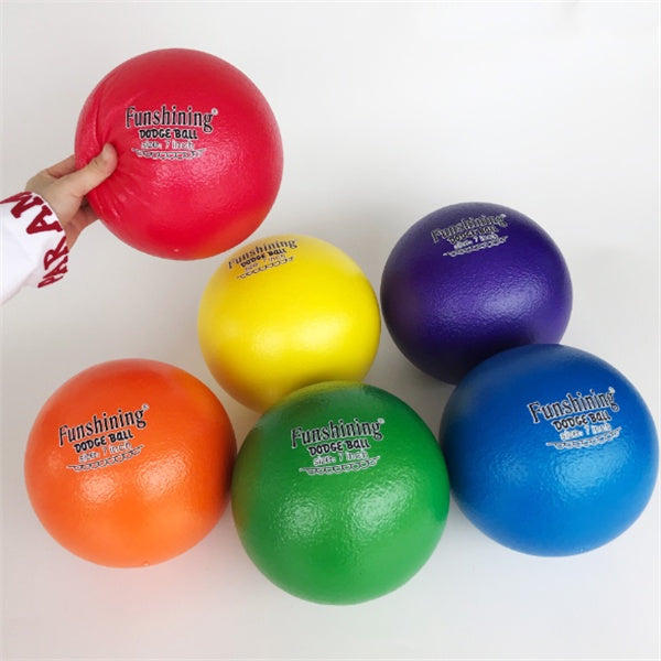 PU Foam Dodgeball 7 Inch – Soft Indoor Playground Ball for Kids & Adults
