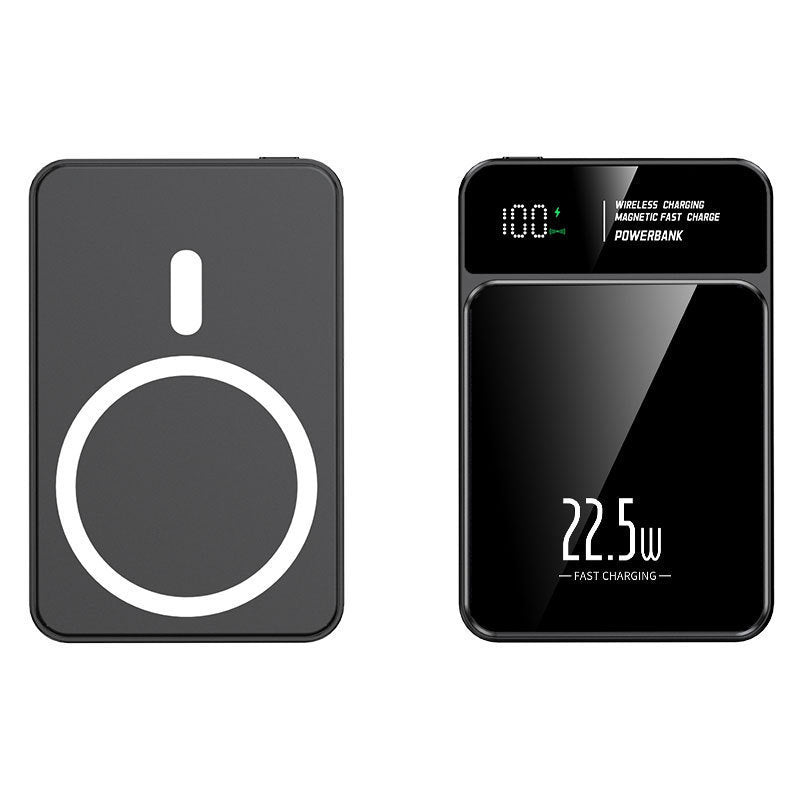Magnetic Wireless Power Bank – 15W Fast Charging MagSafe Style
