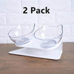 Elevated Double Food Bowl  for Pets Cat Dog Food and water Bowl
