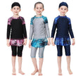 Kids Conservative Long Sleeve Swimsuit Dress | Girls Full Coverage Swimwear Canada