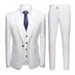 Men's Flat Collar Business Suit Set – Wedding & Banquet Formal Wear | Canada & USA (S–6XL)