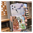 Soft rubber Mirror Phone Case women iphone case