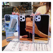 Soft rubber Mirror Phone Case women iphone case