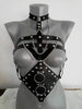Body Strap Lingerie – PU Leather Bondage Fetish Camisole