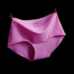 Ice Silk Mid-waist Sexy Seamless Ladies Plus Size Briefs Women