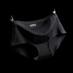Ice Silk Mid-waist Sexy Seamless Ladies Plus Size Briefs Women