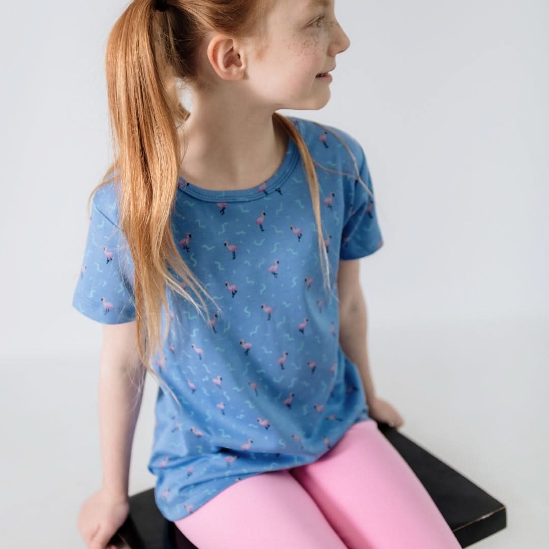 Baby/Kids' Bamboo All-Over Print T-Shirt | Saltwater Floral