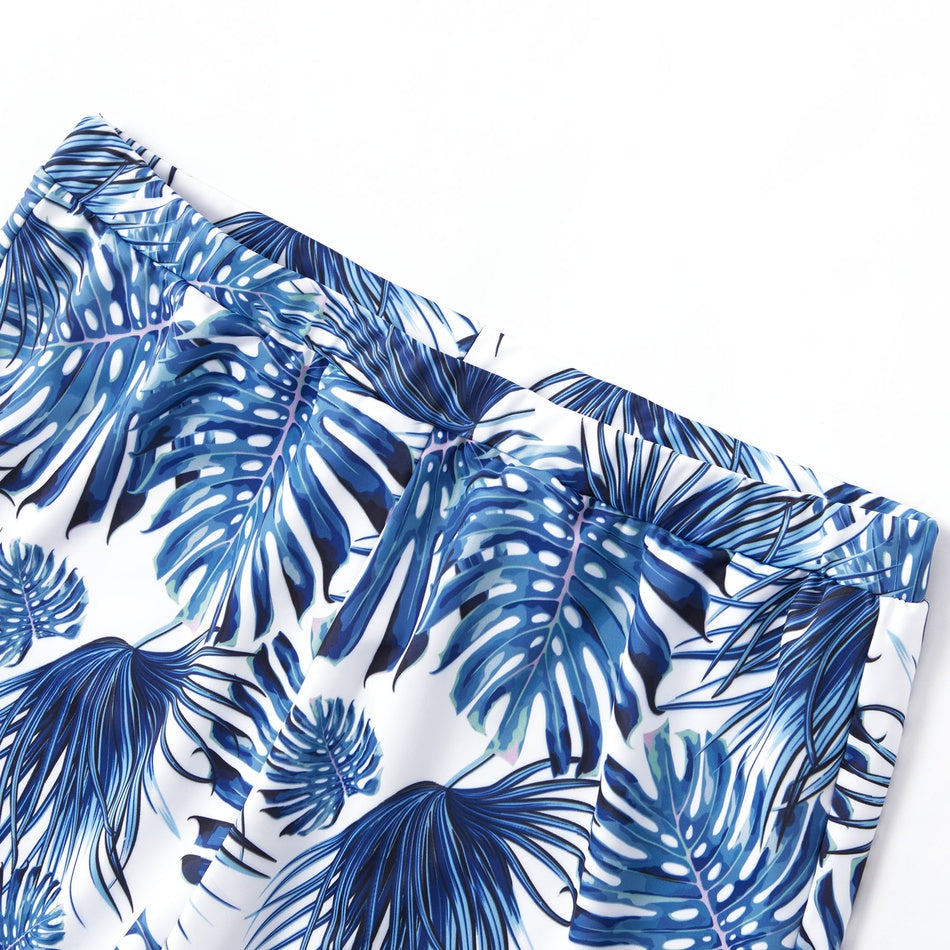 Bohemian Floral Family Matching Swimsuit Set – Parent-Child Swimwear for All Ages
