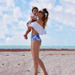 Bohemian Floral Family Matching Swimsuit Set – Parent-Child Swimwear for All Ages