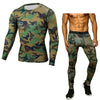 2pcs Camouflage Sport Fitness Workout Gym Outfit set