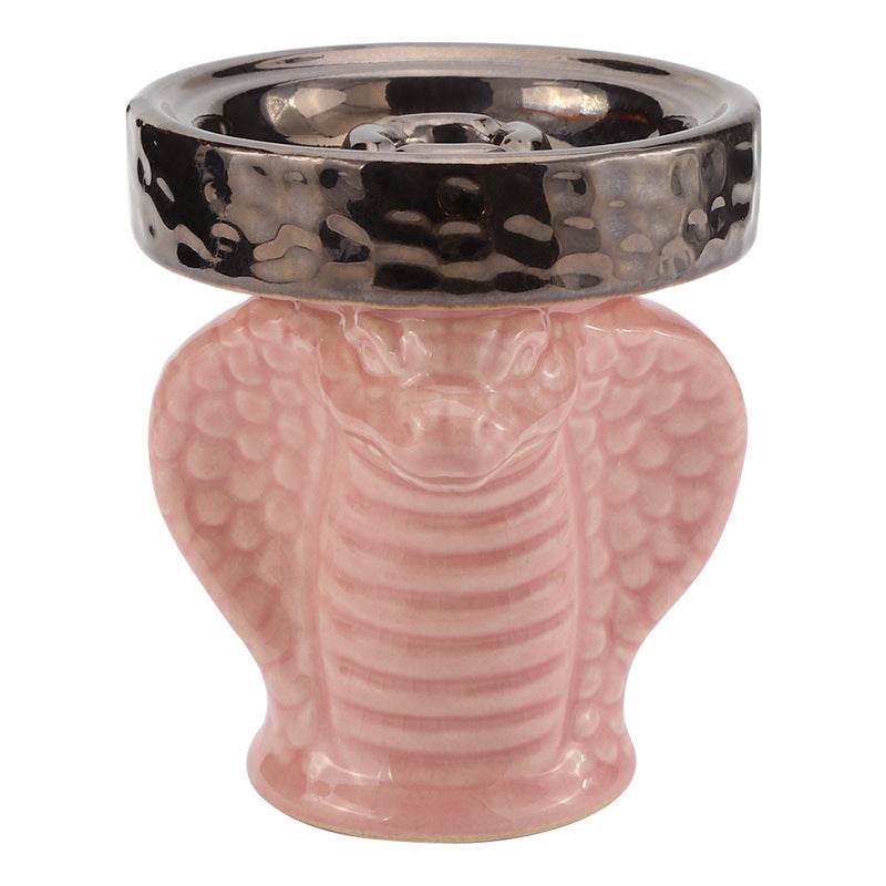 Creative Cobra Shaped Hookah Accessories Individually Packaged Ceramic Pot