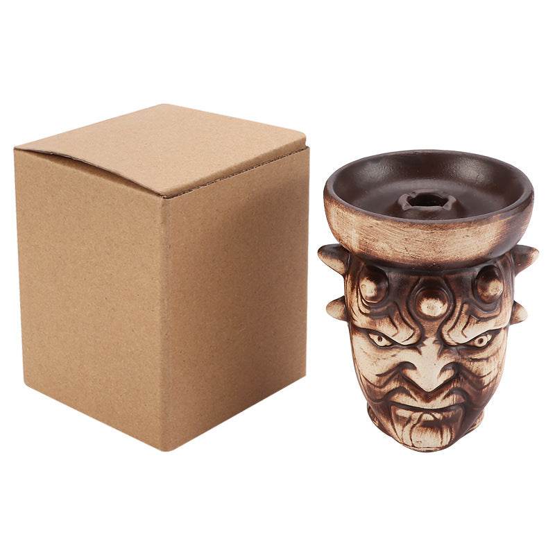 Hookah Accessories Ceramic Pot Single Hole Hookah Ceramic Smoke Bowl