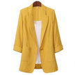 Spring Summer Formal Office Blazer Jacket for women