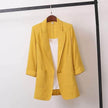 Spring Summer Formal Office Blazer Jacket for women