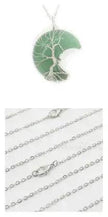 Natural Crystal Moon Pendant for Men and Women