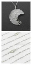 Natural Crystal Moon Pendant for Men and Women