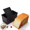 Non-sticky Aluminum Bread Molds with lid