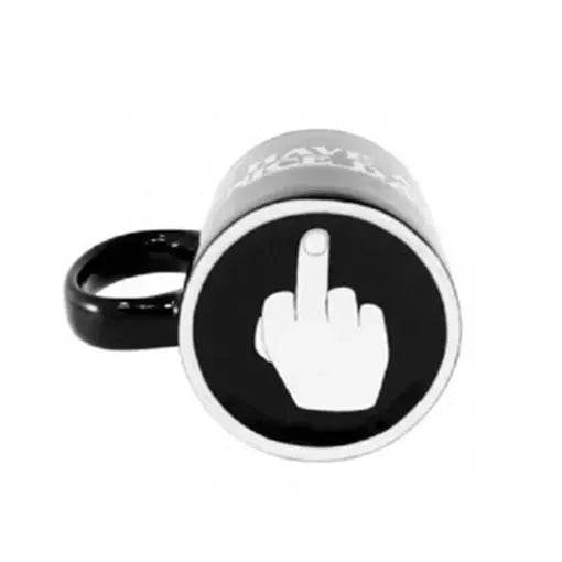 Character Ceramic Middle Finger Cup Coffee Cup With Middle Finger Up