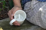 Character Ceramic Middle Finger Cup Coffee Cup With Middle Finger Up