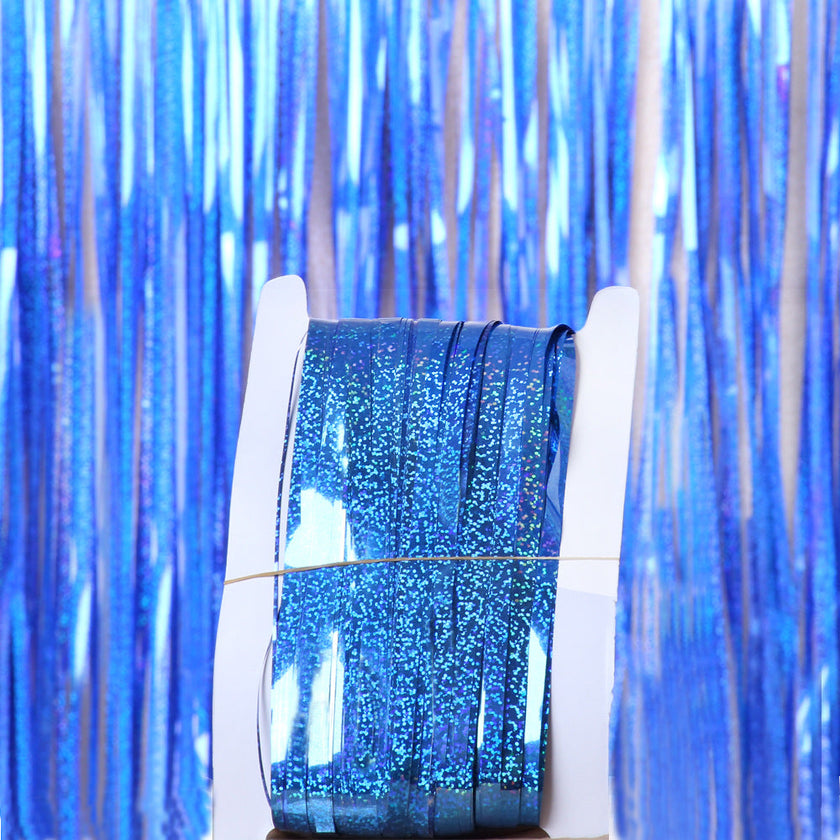 Laser Rain Silk Curtain – Birthday Party Background Wall Decoration (Multiple Colours & Sizes)