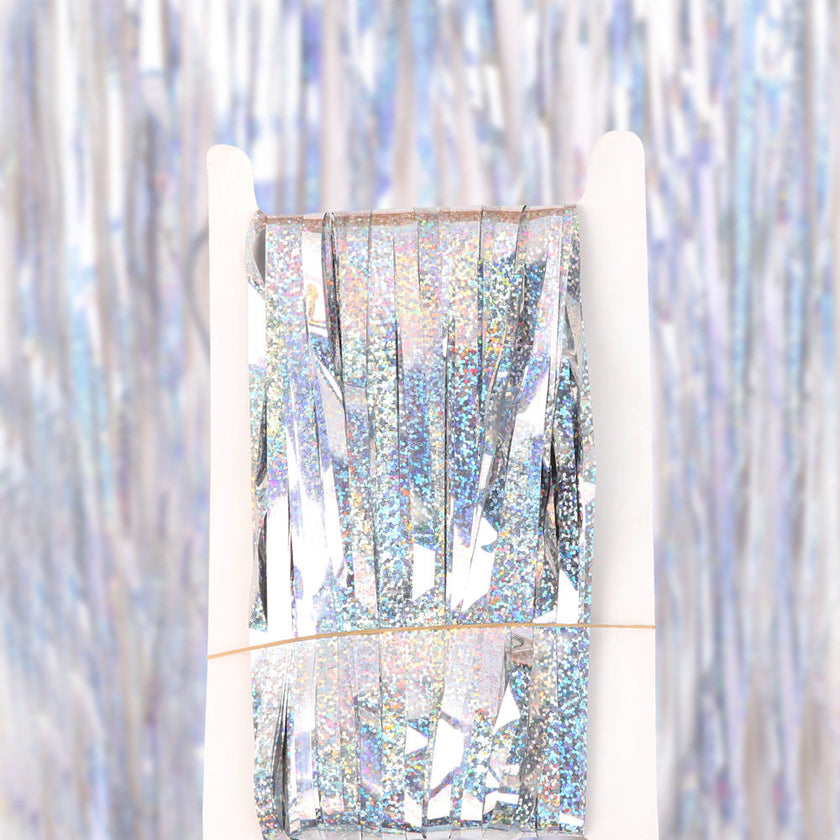 Laser Rain Silk Curtain – Birthday Party Background Wall Decoration (Multiple Colours & Sizes)