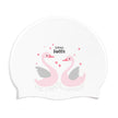 Kids Silicone Swimming Cap Canada | Ear Protection Long Hair Waterproof | Fun Prints Boys Girls