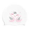 Kids Silicone Swimming Cap Canada | Ear Protection Long Hair Waterproof | Fun Prints Boys Girls