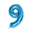 40-Inch Blue Number Foil Balloon – Birthday & Party Decoration (Styles 0–9 + Suit)