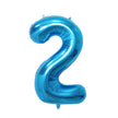 40-Inch Blue Number Foil Balloon – Birthday & Party Decoration (Styles 0–9 + Suit)