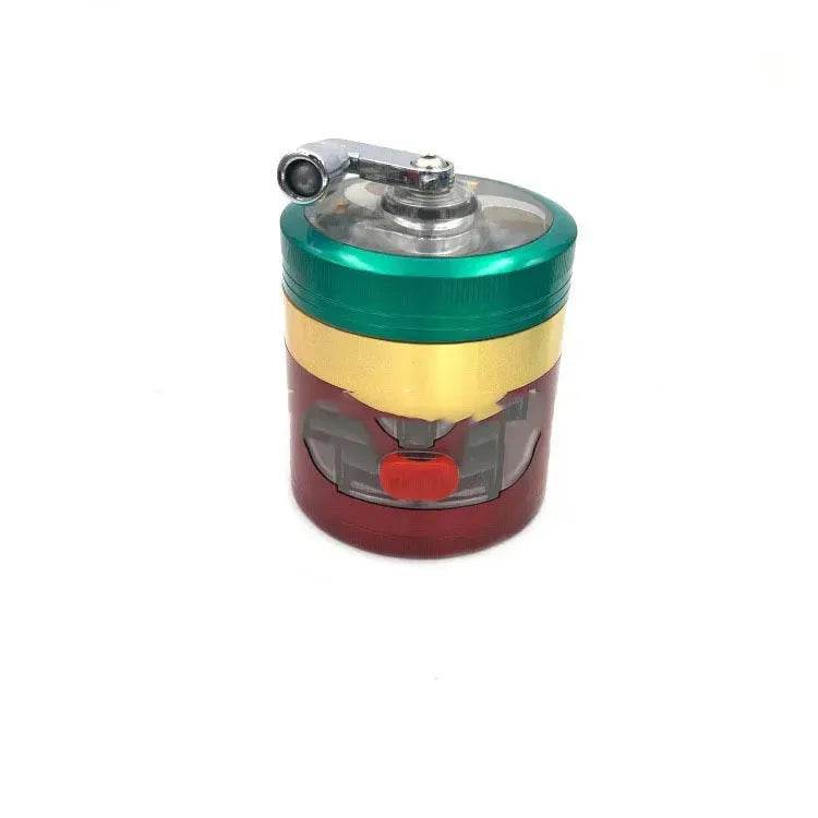 4 layer Hand Crank Cigar Grinder Cigarette shredder
