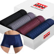 SKY HERO Men's Boxer Briefs – 4-Pack Ice Silk Breathable Underwear (L–4XL)