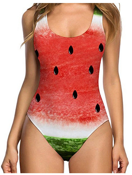 Women's One-Piece Swimsuit – Polyester Fitness & Swim Bodysuit in 7 Colors (S–XL)
