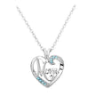 Personalized Lettered Mom Necklace Pendant Mother's Day Gift
