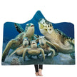 New Hooded Blanket Poncho Thicker Blanket Hooded Blanket Home